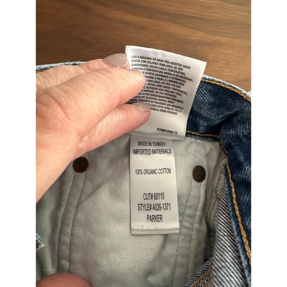 SOLD AGOLDE Parker Denim Jean Shorts Size 25 - Picture 5 of 5